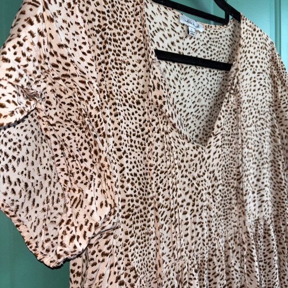 White Birch large animal print dress beautiful ! - Picture 3 of 8